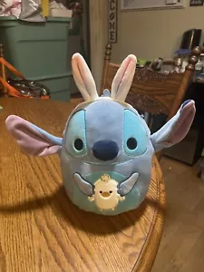 Squishmallows Disney Stitch Holding Chick With Bunny Ears 2024 8" Plush - Picture 1 of 2