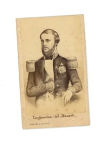 Foto vintage CDV emperador Pedro II de Brasil Charlet y Jacotino - Imagen 1 de 2