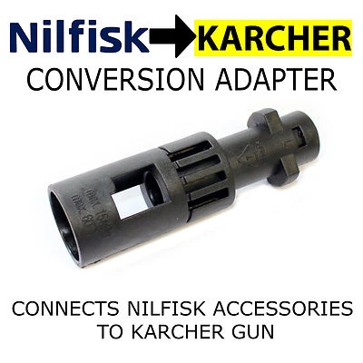 KIAM PRODUCTS Nilfisk auf Karcher K-Serie Umbau Adapter Kupplung Stecker
