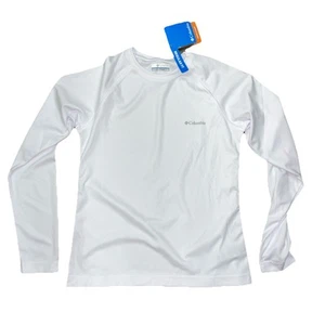 NWT Women's White COLUMBIA L/S Omni-Shade UPF 50 Sun Shirt Size *M* - Picture 1 of 3