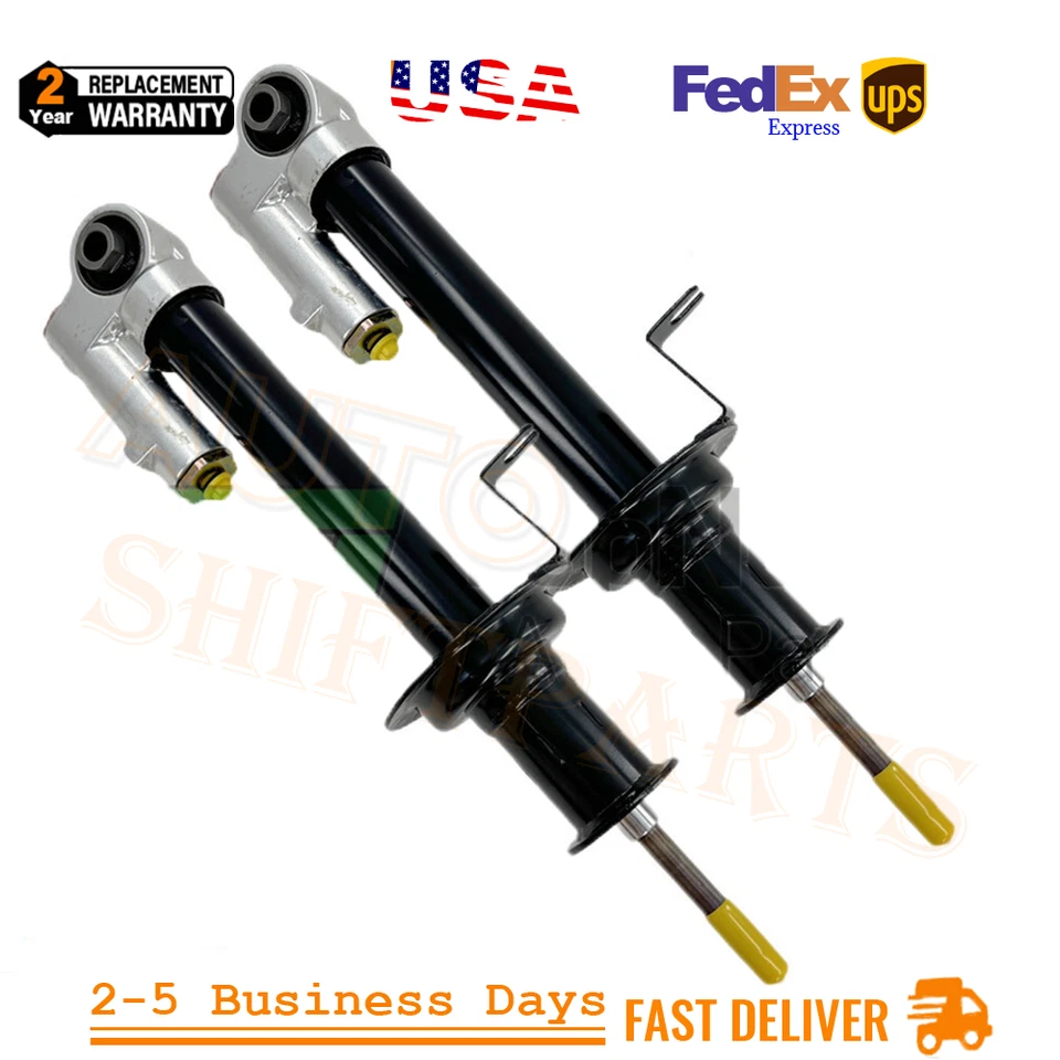 Pair Rear Hydraulic Shock Absorbers Fit BMW E38 740i 740iL 1995-01 #37121091411 — 第 1/4 张图片