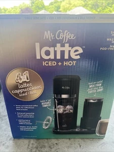 Mr. Coffee 4-in-1 Single-Serve Latte Eis- und Heißkaffeemaschine - Schwarz (2175542) - Bild 1 von 9