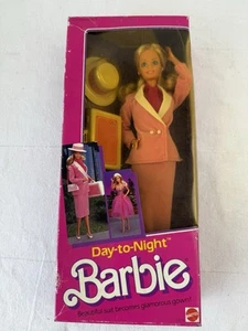 Mattel 1984 Day to Night Barbie Fashion Doll, Blonde, with Outfit and Hat #7929 - Imagen 1 de 11