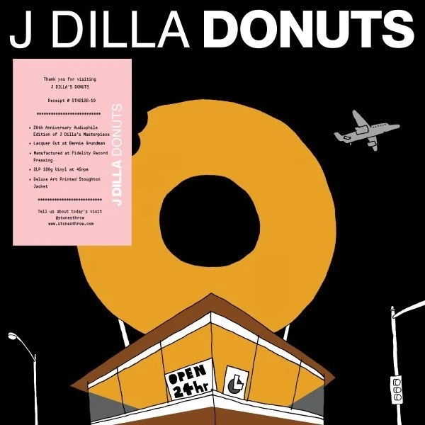 J Dilla Donuts 20th Anniversary Audiophile 2LP Deluxe Art Printed Jacket - Image 1 of 4