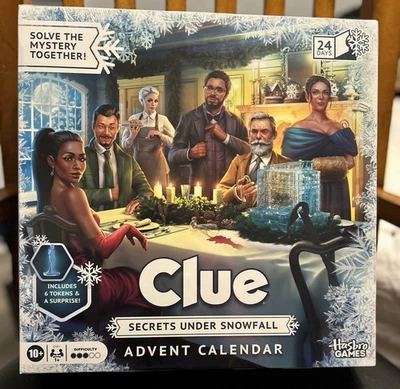 Clue Mystery Advent Calendar – 24 Surprises & Games for Family Fun - Image 1 of 4