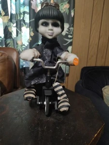 Haunted Doll Riding Bike - Picture 1 of 2