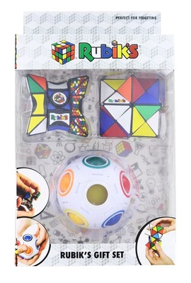 Rubiks 3 Piece Gift Set | Magic Star | Rainbow Ball | Spinner - Image 1 of 2