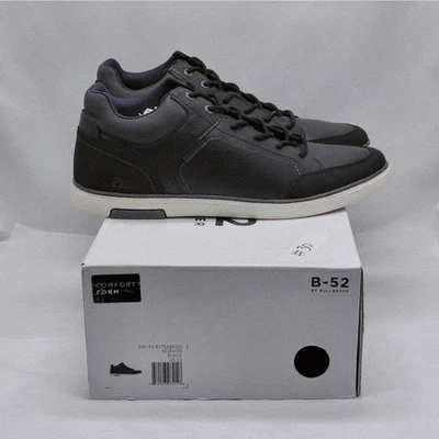 B-52 by Bullboxer Mens Sneakers Size 13 Black Low Top Casual Athletic Shoes NIB - Image 1 of 4