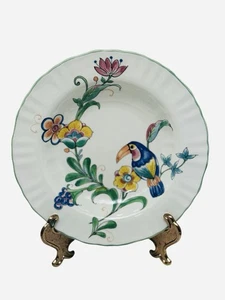 "Lote de 2 cuencos de sopa tropicales Mikasa Country Classics borde ancho de 9"" DC018 USADOS EN EXCELENTE ESTADO" - Imagen 1 de 6