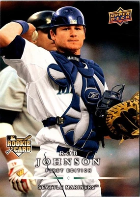 2008 Upper Deck Rob Johnson #271 Seattle Mariners Baseball Card - Image 1 of 2