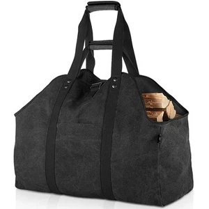 Extra großer wasserdichter Brennholzscheitträger Canvas Brennholzhalter Innen mit... - Bild 1 von 8