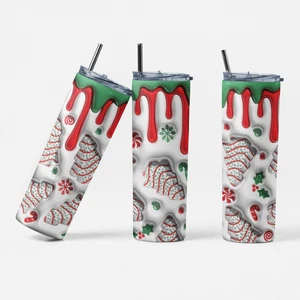 Weihnachten Zuckerstange Becher, 20oz Isoliert Edelstahl, Urlaub Design - Bild 1 von 5