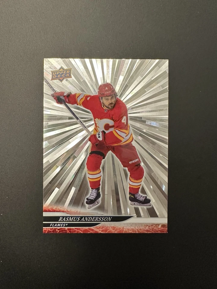 2024-25 UPPER DECK SERIES 2 RASMUS ANDERSSON OUTBURST SILVER SP - Image 1 of 1