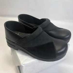 Dansko Leder Clogs Comfort Slipper Schuhe schwarz Wildleder Größe 42 - Bild 1 von 13