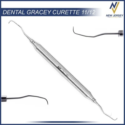 Sonda de diagnóstico de doble extremo para cureta Gracey dental Periodontal Explorer 11/12 Foto 1 de 3