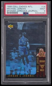 1996 Collector'S Choice International Spanish Journal Michael Jordan #J4 PSA 9 - Picture 1 of 2