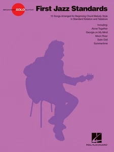 First Jazz Standards Beginning Solo Guitar Tab Sheet Music Lyrics 15 Songs Book - Picture 1 of 1