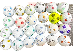 24 Callaway Chrome Soft/Tour Truvis Mixed Color 5A(AAAAA) Golf Balls (TVFA) - Picture 1 of 3