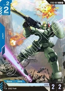 Lámina de arte alternativa Leo - ST02-007 C+ NM - Juego de cartas Gundam TCG - Imagen 1 de 1