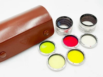 Rolleiflex Bay I 过滤器套件 2 件特写镜头 Rolleinar 套装 5x。 无镜头遮光罩 很棒! — 第 1/4 张图片