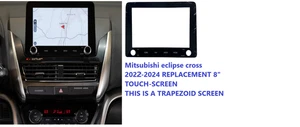 22 23 24 Mitsubishi eclipse cross REPLACEMENT TOUCH-SCREEN glass Digitizer RADIO - Bild 1 von 2
