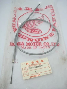 NOS Honda CL70 CL90 CS90 S90 SS50 17910-028-830 // Cavo acceleratore Giappone originale - Foto 1 di 1