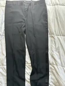 NEW VERSACE MENS WOOL & MOHAIR TAILORED PANTS SLIM BLACK. SIZE IT-50 / US-34 - Picture 1 of 8