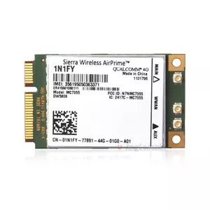 Dell 1N1FY DW5808 Sierra Wireless AirPrime MC7355 4G LTE/HSPA+ GPS 100Mbps card - Picture 1 of 6