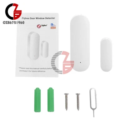 TUYA Wireless WIFI ZigBee Home Security Door Sensor App Control Notification 3V - Image 1 of 4