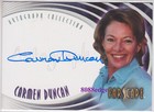 2004 FARSCAPE AUTO: CARMEN DUNCAN - AUTOGRAPH "WATER RATS/ALL SAINTS/FLYING DR"