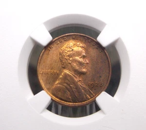 1928 "D" Lincoln WHEAT Cent Penny 1c NGC Unc Details #032 Uncirculated ECC&C Inc - Picture 1 of 5
