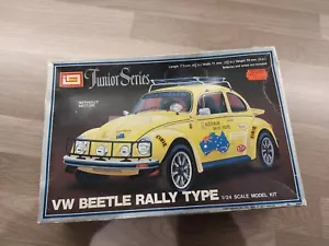 Imai Junior Series VW Beetle Rally Type Model Kit, 1.24 Scale, Vintage 1983 - Picture 1 of 10