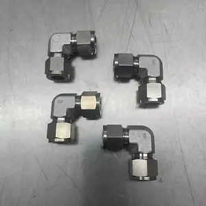 Lot Of ( 4 ) Stainless Steel 1/2 Compression Elbow Fitting - Picture 1 of 3