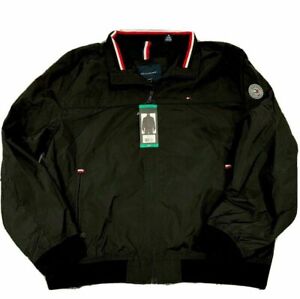 Tommy Hilfiger Black Windbreaker Coats, Jackets & Vests for Men 