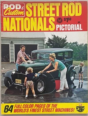 1971 ROD & CUSTOM STREET ROD NATIONALS PICTORIAL Roadster Highboy Deuce Coupe - Image 1 of 4
