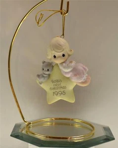 Precious Moments Ornament Baby's First Christmas GIRL 1995 142719 BX - Picture 1 of 2