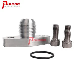 Pulsar Turbo -12 AN Oil Drain Flange Kit for 300 300D 363 366 369 372 Turbos - Bild 1 von 4