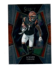 JA'MARR CHASE 2021 PANINI SELECT ROOKIE RC #147 $25.00 CINCINNATI BENGALS