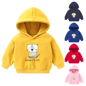 Toddler Boys Girls Winter Long Sleeve Hoodie Sweatshirt For Kids Clothes Cartoon - Picture 1 of 29
