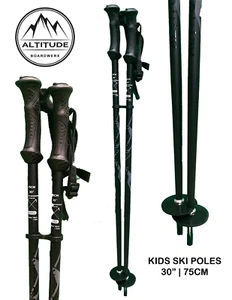 ALTITUDE TODDLER/SMALL KIDS SKI POLES 30"/75CM (6061 ALUMINUM & 16MM SHAFT) - Picture 1 of 4
