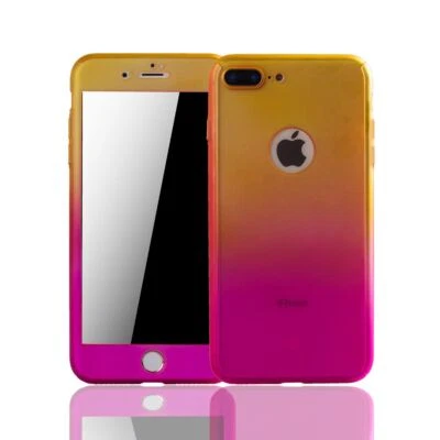 Custodia Cellulare Protettiva per Apple IPHONE 8 Plus Full Cover Display Rosa - Immagine 1 di 4