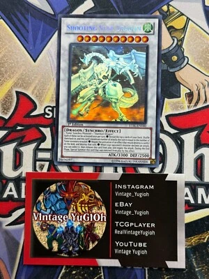 Yugioh Shooting Star Dragon STBL-EN040 1st Edition Ghost Rare NM/LP - Image 1 of 4
