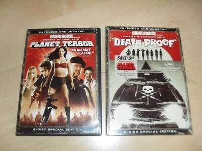 Grindhouse pres.: Death Proof + Planet Terror - Tarantino DVDs Extended unrated - Image 1 of 2