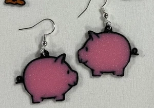Pig Earrings - Picture 1 of 1