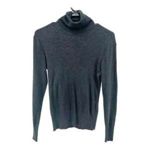 Ralph Lauren Black Label | Suéter de algodón cuello alto carbón medio M para mujer - Imagen 1 de 13