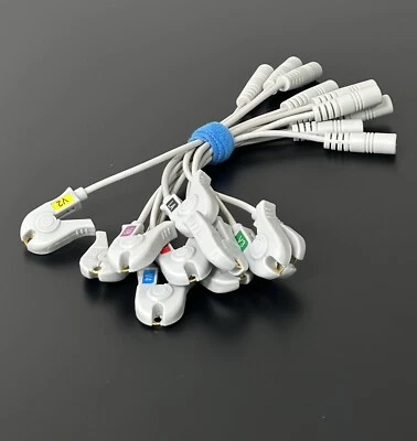 EKG Compatible Banana To Grabbers Pigtail Adapters - Same Day Shipping - Image 1 of 4
