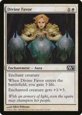 FOIL Divine Favor | MtG Magic Magic 2012 (M12) | English | Near Mint