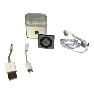Apple iPod Shuffle 4th Generation 2GB Model A1373 Silver w/original box WORKS - Image 1 of 4