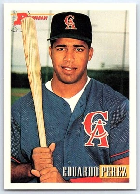 1993 Bowman Eduardo Perez Rookie California Angels #441 - Image 1 of 2