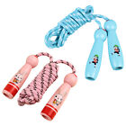 2Pcs Skipping Rope Gifts School Cute Fitness Play Adjustable Kids Wooden Handle